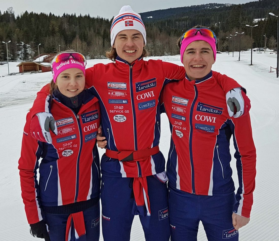 TV-cup med tre Larvik ski vinnere